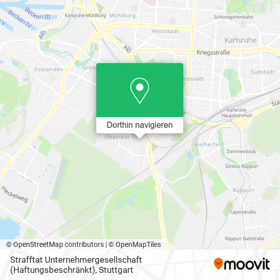 Strafftat Unternehmergesellschaft (Haftungsbeschränkt) Karte