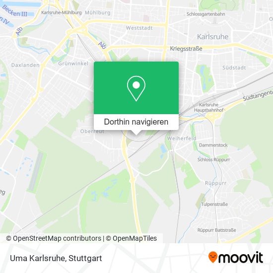 Uma Karlsruhe Karte