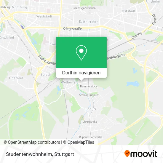 Studentenwohnheim Karte