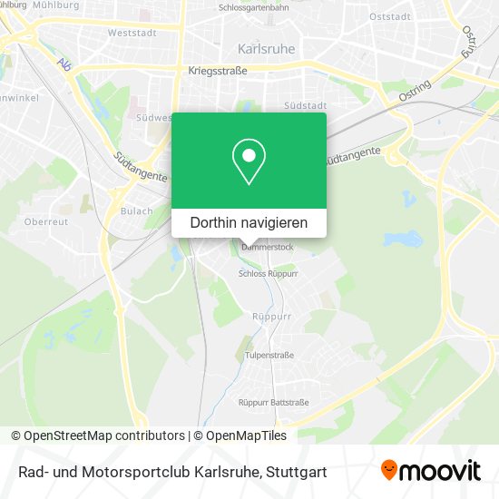Rad- und Motorsportclub Karlsruhe Karte