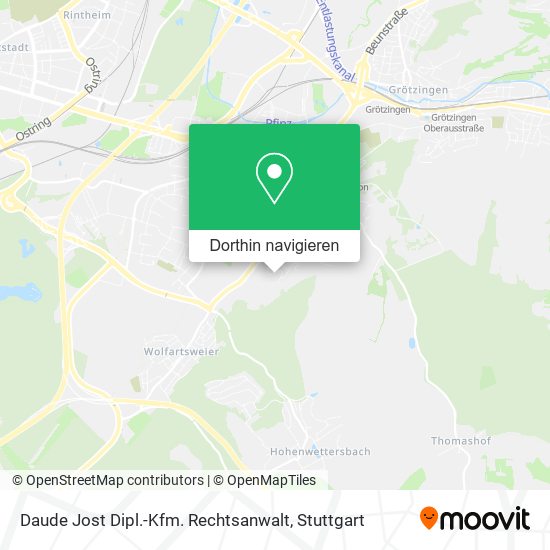 Daude Jost Dipl.-Kfm. Rechtsanwalt Karte