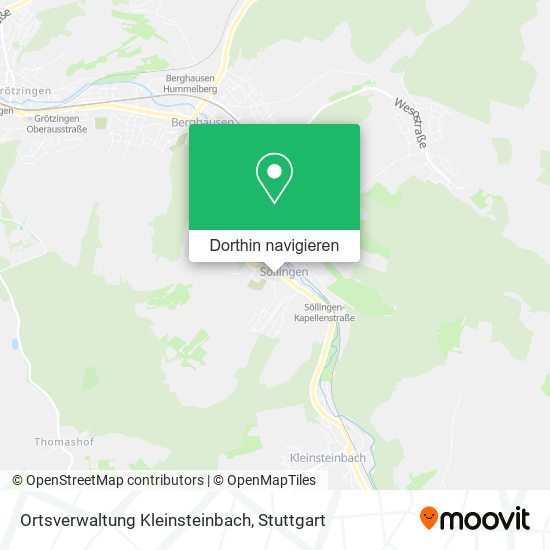 Ortsverwaltung Kleinsteinbach Karte
