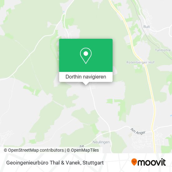 Geoingenieurbüro Thal & Vanek Karte