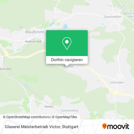 Glaserei Meisterbetrieb Victor Karte
