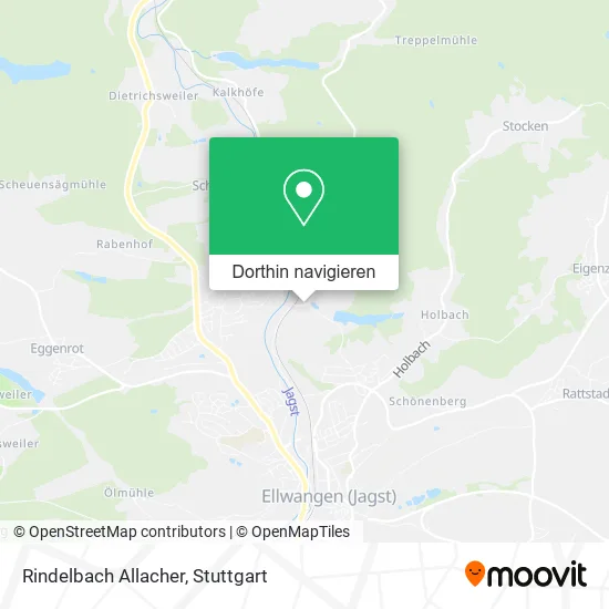 Rindelbach Allacher Karte