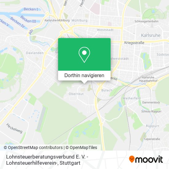 Lohnsteuerberatungsverbund E. V. -Lohnsteuerhilfeverein- Karte