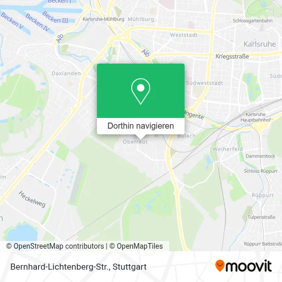 Bernhard-Lichtenberg-Str. Karte