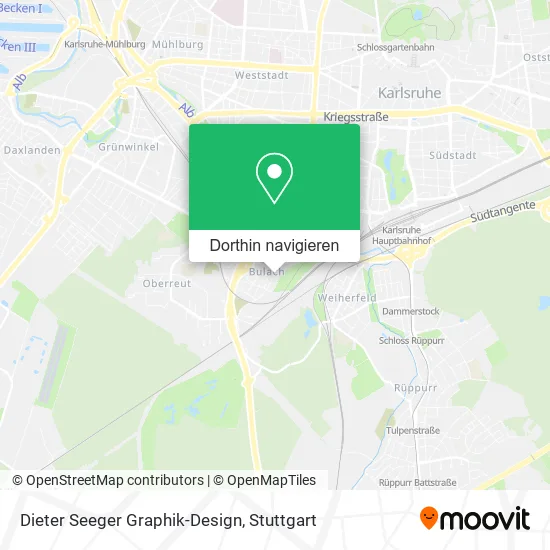 Dieter Seeger Graphik-Design Karte