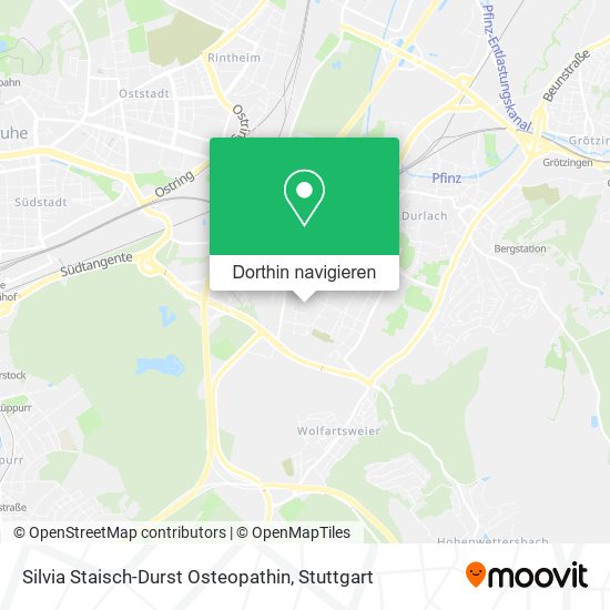 Silvia Staisch-Durst Osteopathin Karte