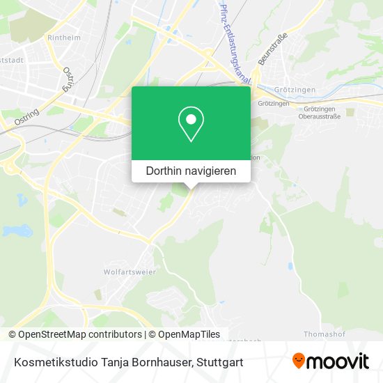 Kosmetikstudio Tanja Bornhauser Karte
