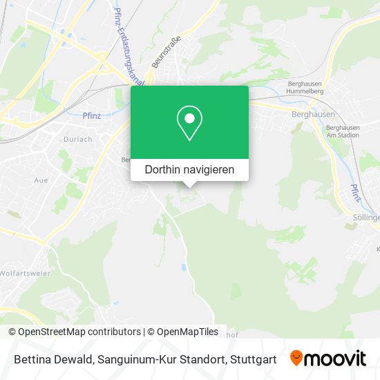 Bettina Dewald, Sanguinum-Kur Standort Karte