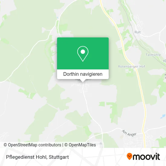 Pflegedienst Hohl Karte