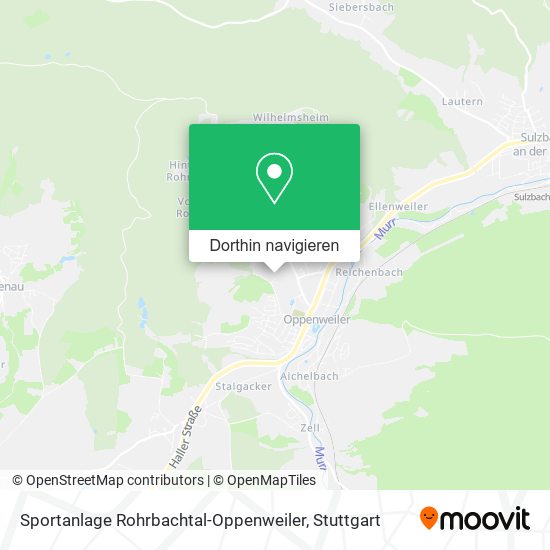 Sportanlage Rohrbachtal-Oppenweiler Karte