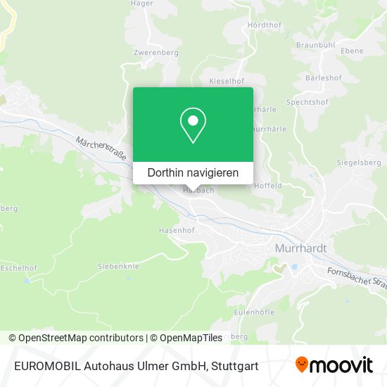 EUROMOBIL Autohaus Ulmer GmbH Karte