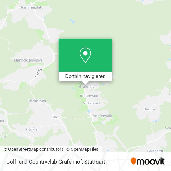 Golf- und Countryclub Grafenhof Karte