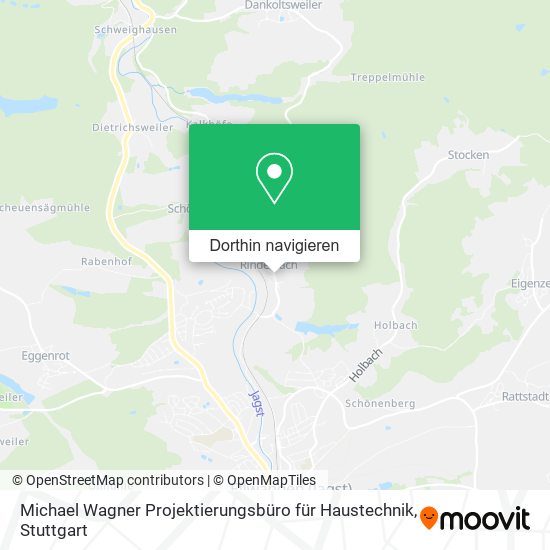 Michael Wagner Projektierungsbüro für Haustechnik Karte