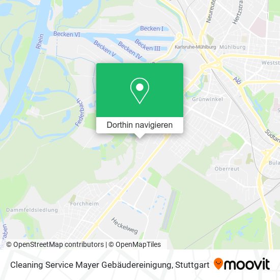 Cleaning Service Mayer Gebäudereinigung Karte