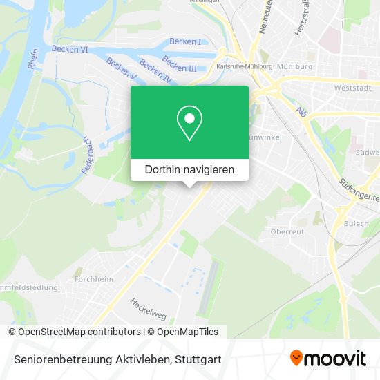 Seniorenbetreuung Aktivleben Karte