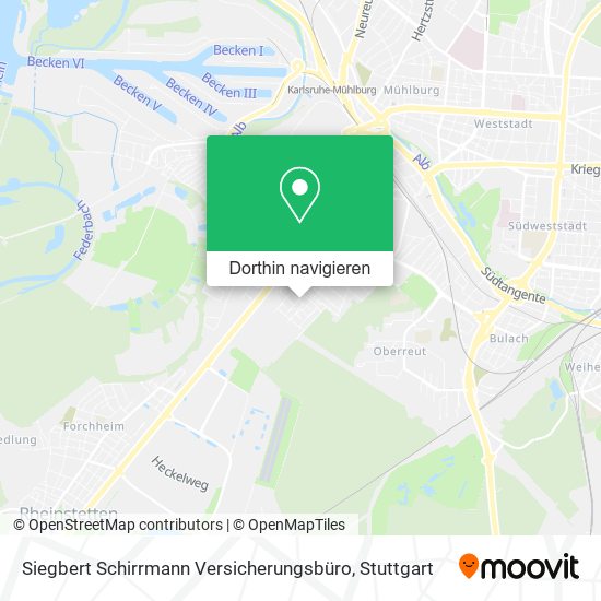 Siegbert Schirrmann Versicherungsbüro Karte