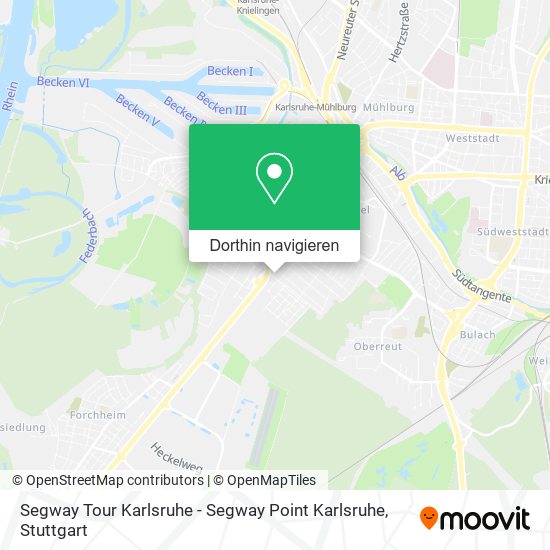 Segway Tour Karlsruhe - Segway Point Karlsruhe Karte