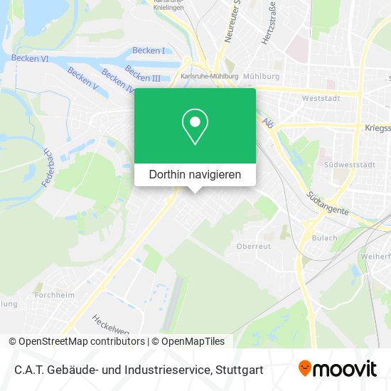 C.A.T. Gebäude- und Industrieservice Karte