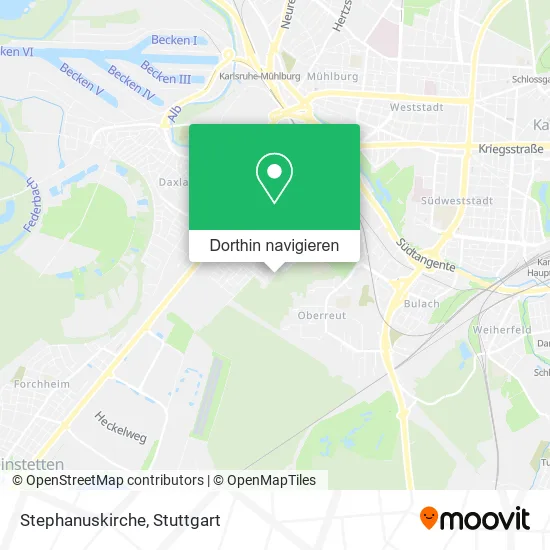 Stephanuskirche Karte