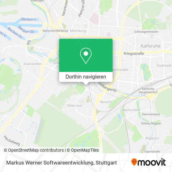 Markus Werner Softwareentwicklung Karte