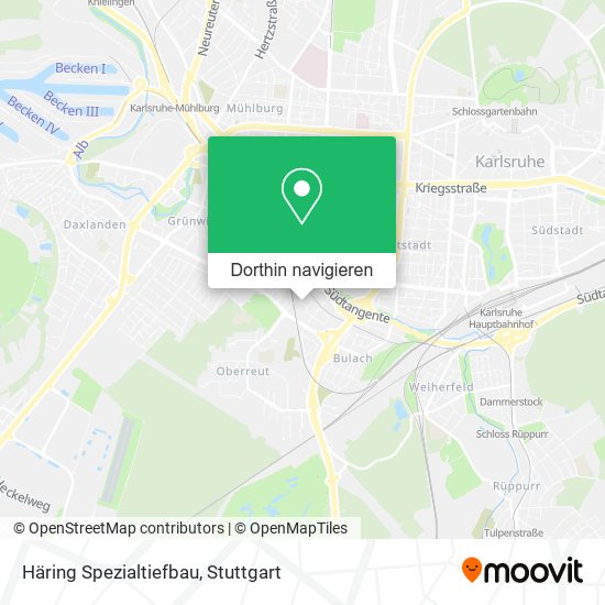 Häring Spezialtiefbau Karte