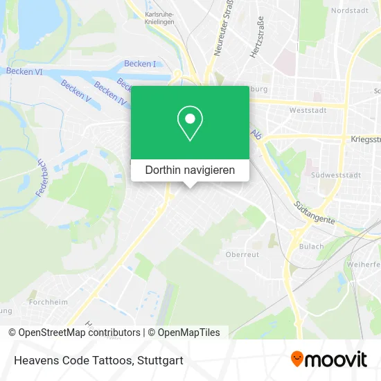 Heavens Code Tattoos Karte