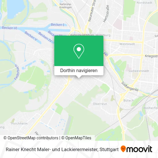 Rainer Knecht Maler- und Lackierermeister Karte