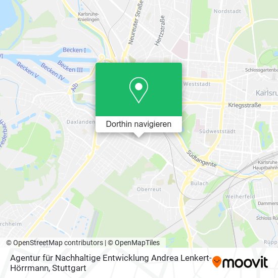 Agentur für Nachhaltige Entwicklung Andrea Lenkert-Hörrmann Karte