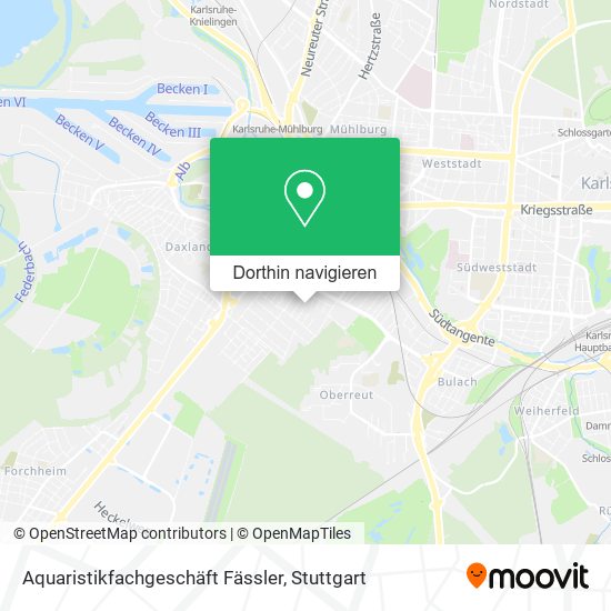 Aquaristikfachgeschäft Fässler Karte
