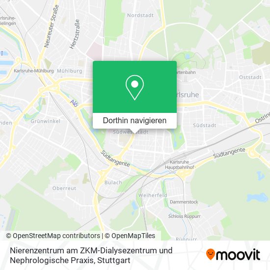 Nierenzentrum am ZKM-Dialysezentrum und Nephrologische Praxis Karte