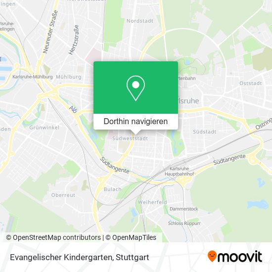 Evangelischer Kindergarten Karte