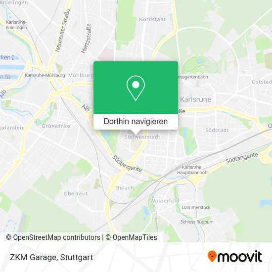 ZKM Garage Karte