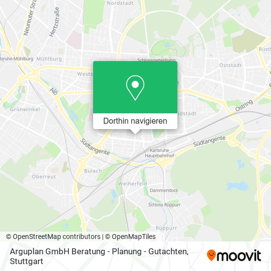 Arguplan GmbH Beratung - Planung - Gutachten Karte