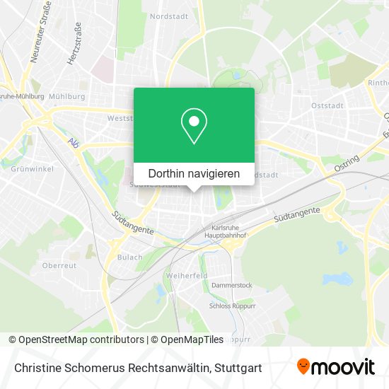 Christine Schomerus Rechtsanwältin Karte