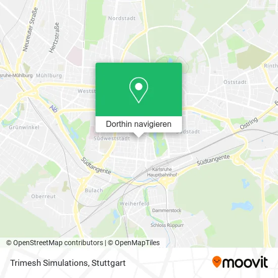 Trimesh Simulations Karte