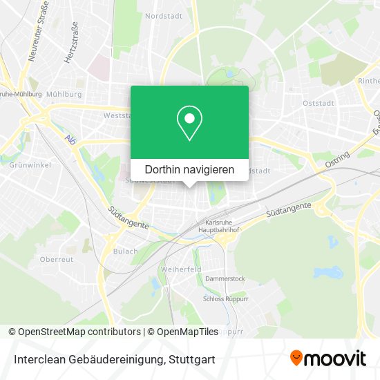 Interclean Gebäudereinigung Karte