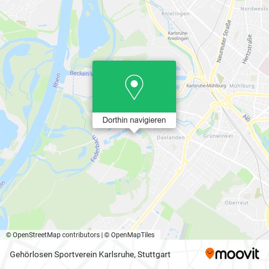 Gehörlosen Sportverein Karlsruhe Karte