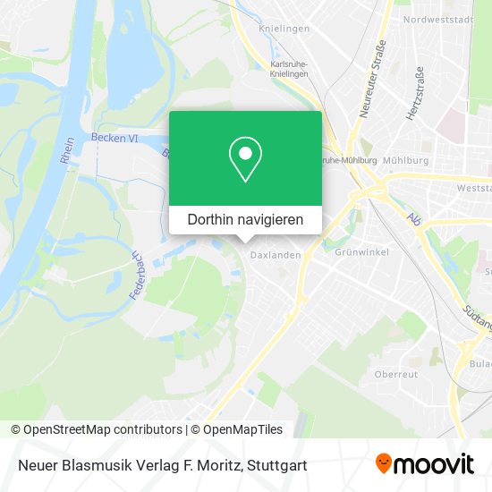 Neuer Blasmusik Verlag F. Moritz Karte
