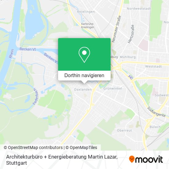Architekturbüro + Energieberatung Martin Lazar Karte