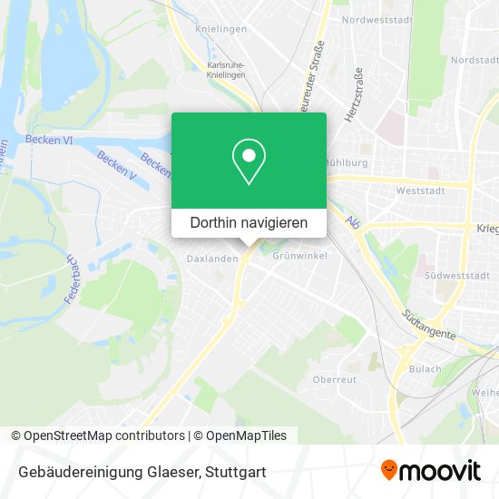 Gebäudereinigung Glaeser Karte