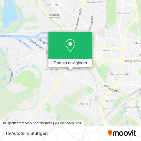 Th-Autoteile Karte