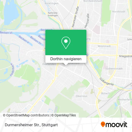 Durmersheimer Str. Karte