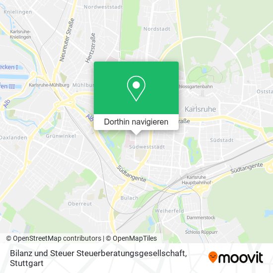Bilanz und Steuer Steuerberatungsgesellschaft Karte