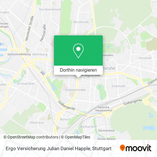 Ergo Versicherung Julian Daniel Happle Karte