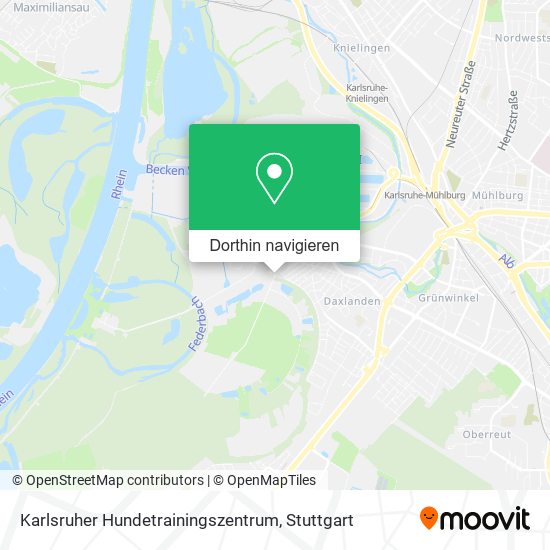 Karlsruher Hundetrainingszentrum Karte
