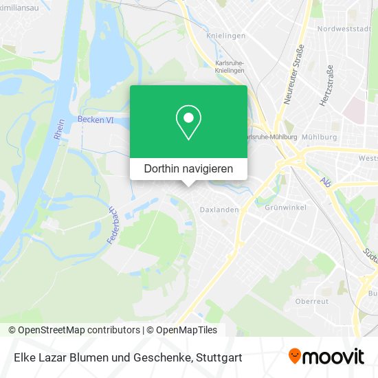Elke Lazar Blumen und Geschenke Karte