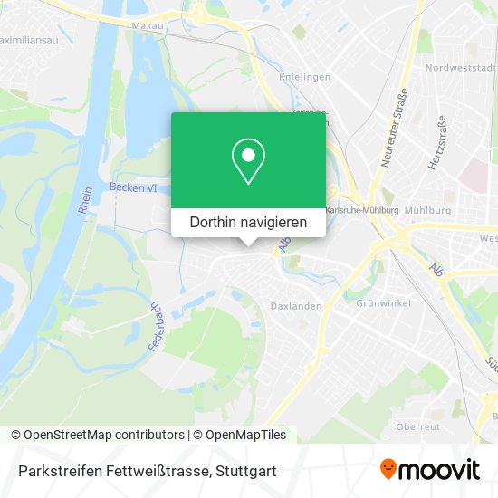 Parkstreifen Fettweißtrasse Karte